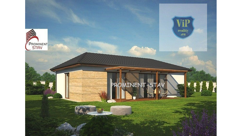 PREDANÉ - Novostavba bungalovu na kľúč s pozemkom 747 m2, Zvolen - Podzámčok