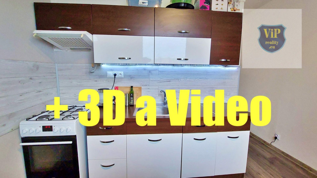 ViP 3D Video. Byt 2+1 s loggiou 53m2, Zvolen