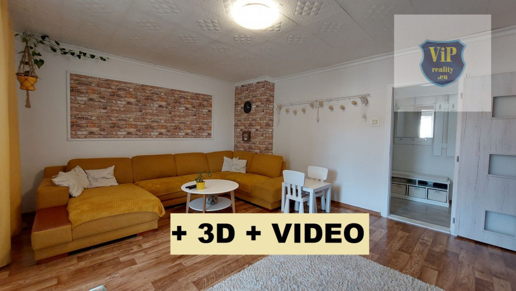 ViP 3D a Video. Mezonetový tehlový byt 4+1, až 113 m2 s 5,5 m2 loggiou v uzavretom dvore, v najlepšej lokalite Zvolen centrum