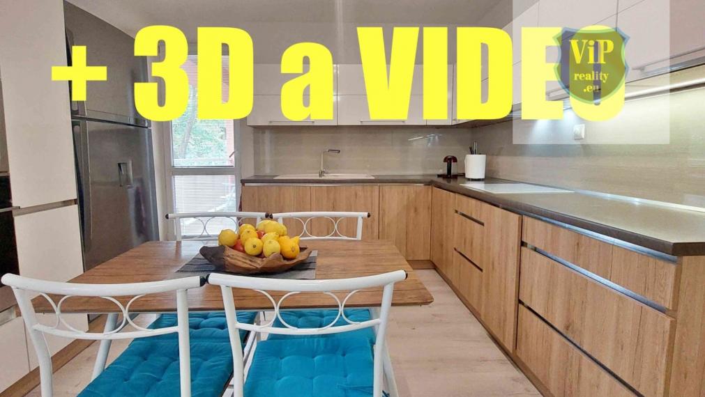 ViP 3D a Video. Byt 3+kk, novostavba 99 m2 s loggiou a balkónom, Banská Bystrica-Bakossova