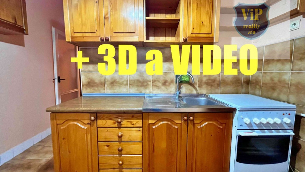 Vip 3D a Video. Tehlový byt s balkónom 74 m2, Banská Bystrica - Uhlisko