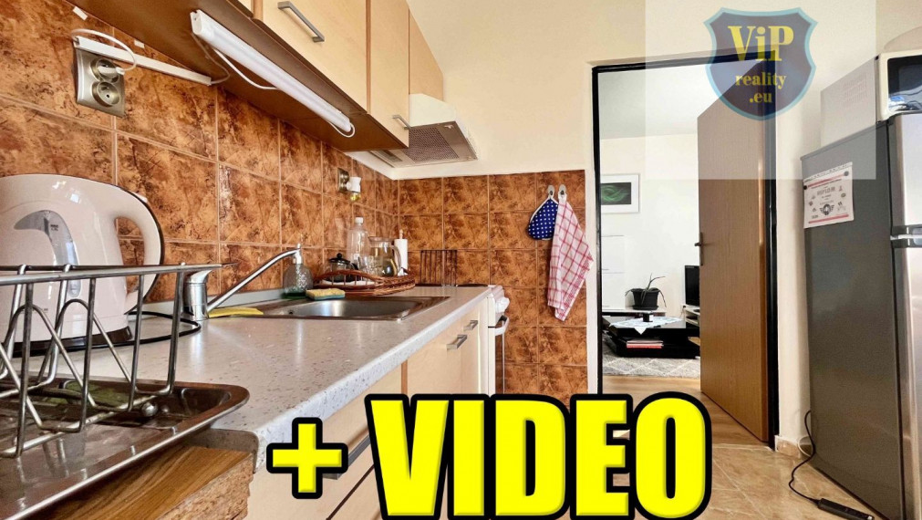 ViP Video. 1+1 byt 38m2 plus loggia, krásny výhľad, super nízke náklady, Zvolen - Zlatý potok