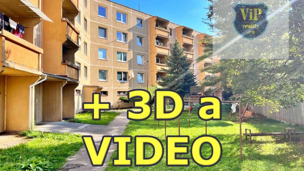 ViP 3D a video. 1 izbový s balkónom 46m2. Sliač pri Hrone.