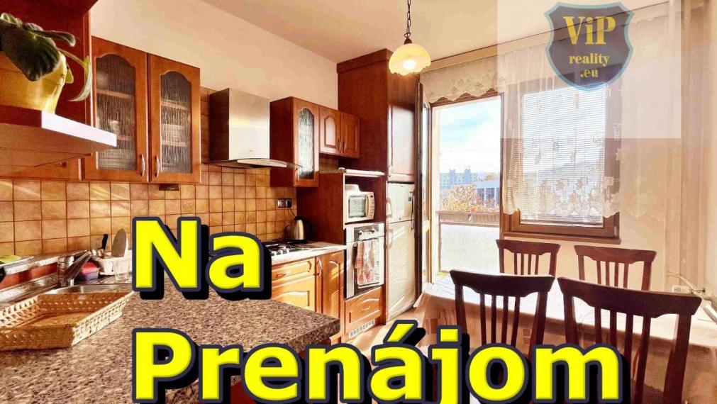 PRENAJATÉ. Prenájom 3i byt + loggia 4m2. Prerobený a zariadený. Zvolen Západ