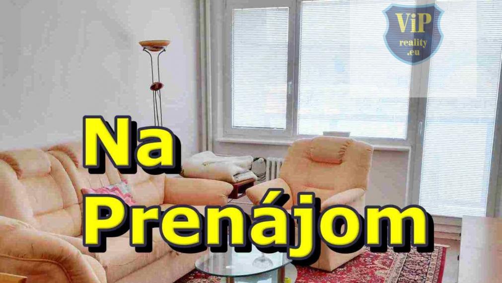 PRENAJATÉ. Byt 3+1 s loggia 71m2, zariadený, Trenčín - Kubrá