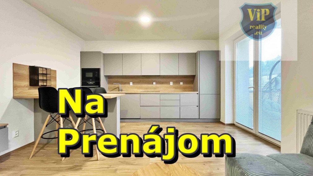 PRENAJATÉ. Prenájom 2i byt 67m2 + balkón 4m2, nový a zariadený, energie v cene, Zvolen - Pri Zimáku