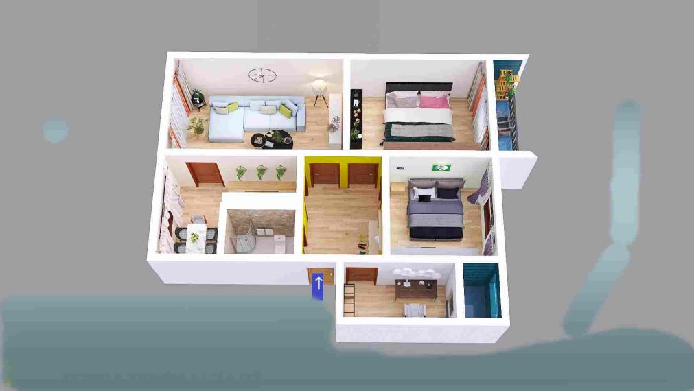 3,5+1 byt s loggiou a balkónom 87m2 – Zlatý Potok, Zvolen