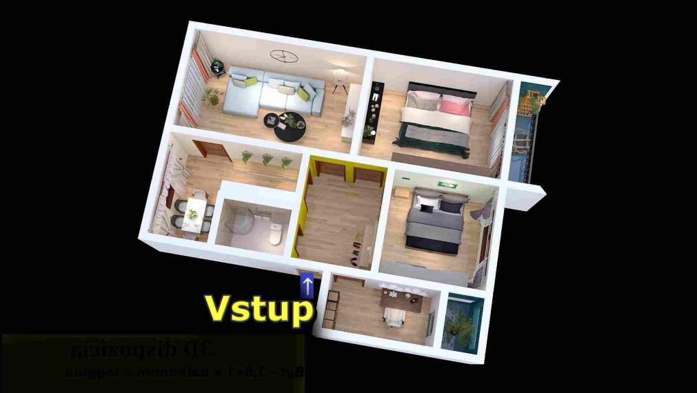 3,5+1 byt s loggiou a balkónom 87m2 – Zlatý Potok, Zvolen