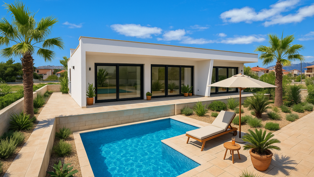 Novostavba pri mori – ostrov Vir, Chorvátsko za super cenu!