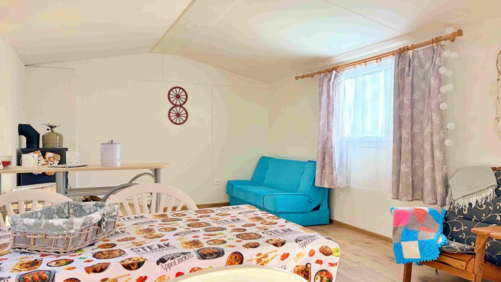 Mobilný dom v pri potoku– na víkendy aj bývanie, Ľubietová