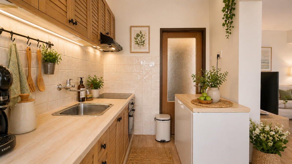 Tehlový 4-izbový byt Podkonice | byt, balkón, garáž, dielňa