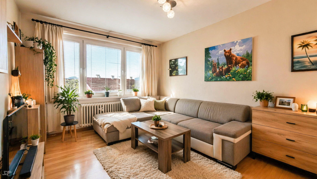 Veľký 3,5i byt 89 m², Balkón, parking, pokoj,Zvolen Sekier