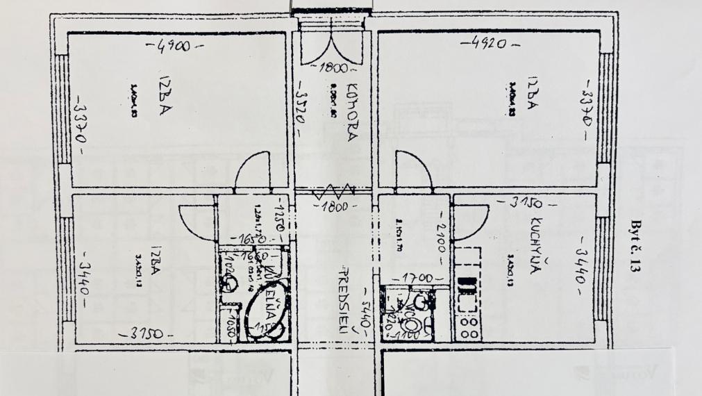 Veľký 3,5i byt 89 m², Balkón, parking, pokoj,Zvolen Sekier