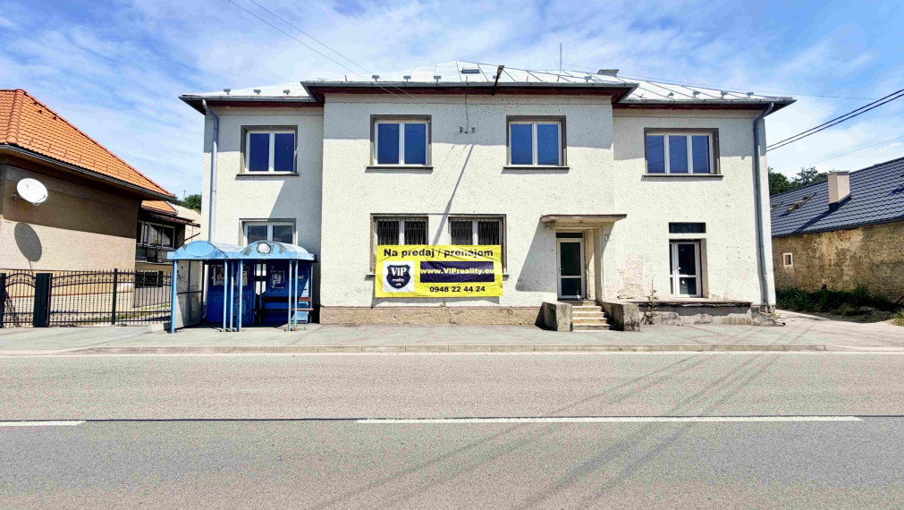 Polyfunkčná budova Horná Mičiná, 1800m2, bývanie aj biznis