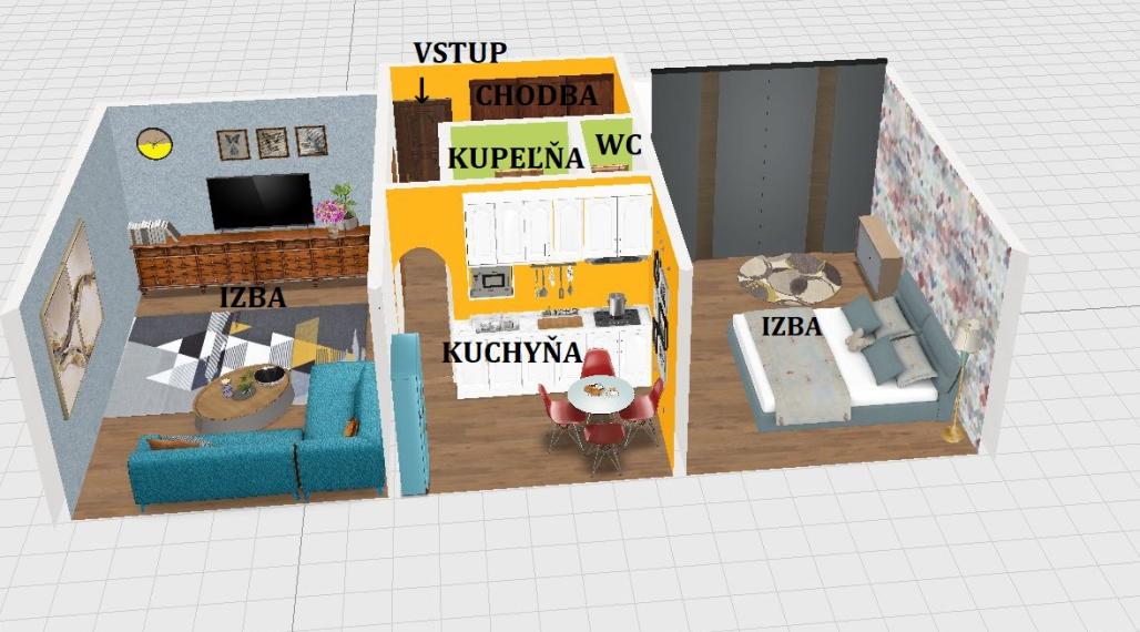 2-izbový byt pri centre Zvolena – na bývanie aj investíciu