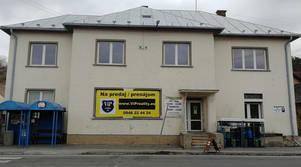 Polyfunkčná budova Horná Mičiná, 1800m2, bývanie aj biznis