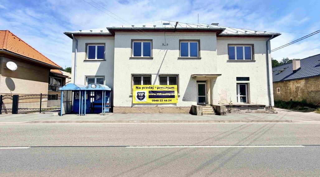 Polyfunkčná budova Horná Mičiná, 1800m2, bývanie aj biznis