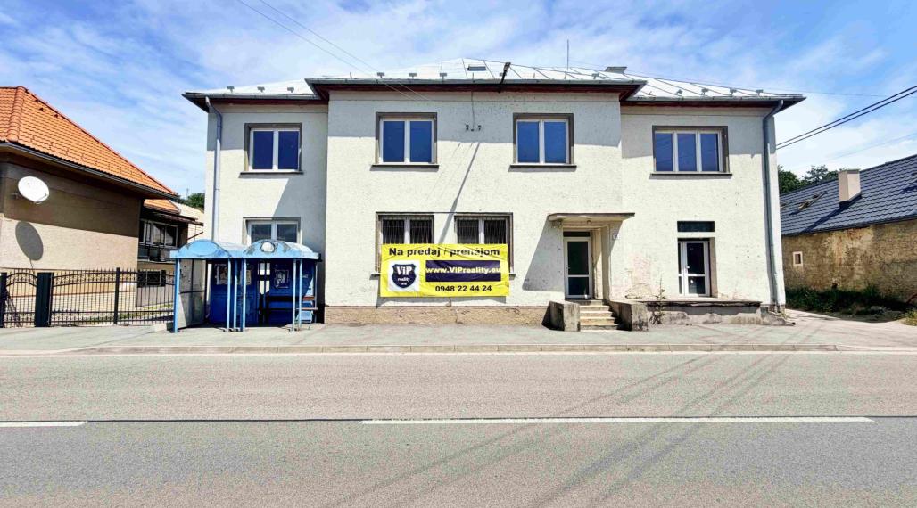 Polyfunkčná budova Horná Mičiná, 1800m2, bývanie aj biznis