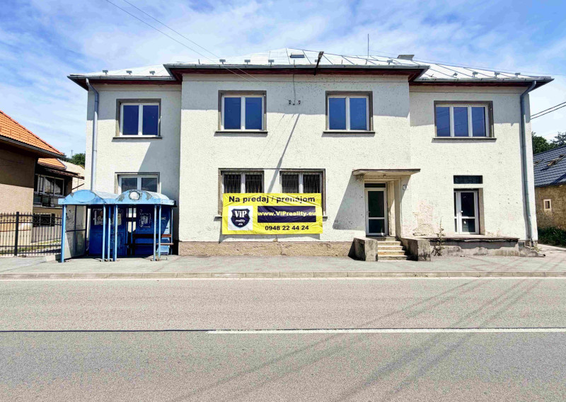 Polyfunkčná budova Horná Mičiná, 1800m2, bývanie aj biznis